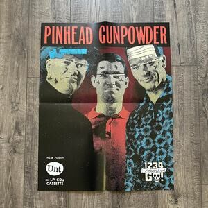 Pinhead Gunpowder Greenday Album Record Exclusive Music Promo Poster